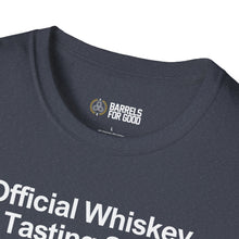 Load image into Gallery viewer, Official Whiskey Tasting T-Shirt