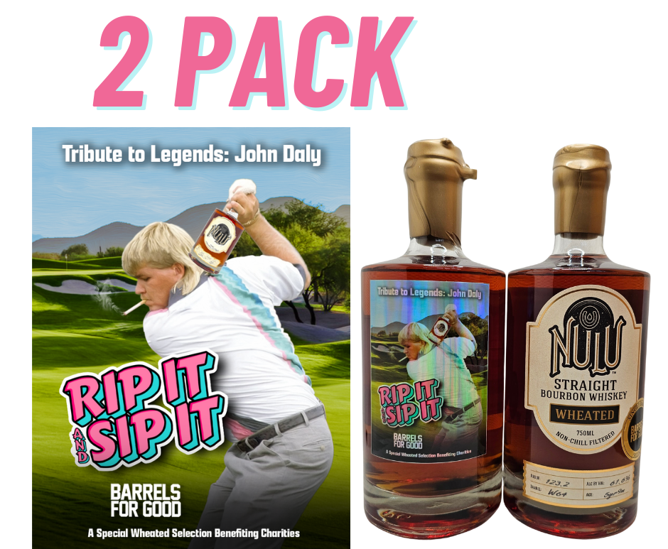 2 PACK - Rip It and Sip It 'Tribute to John Daly' Wheated by Nulu