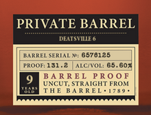 Load image into Gallery viewer, ECBP "Deatsville 6" 9yr Deatsville Rickhouse
