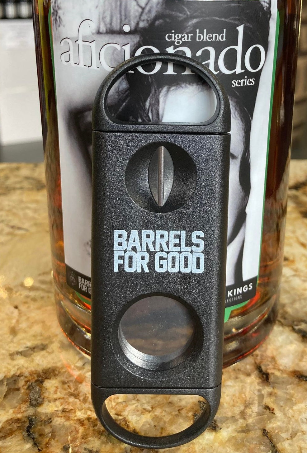 Barrels For Good Dual Cigar Cutter - 100% to Charity!